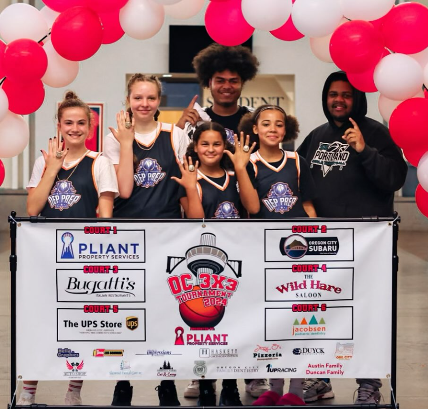 OC3X3 Junior division champions celebrating